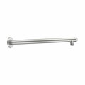 Kibi Circular 16 Wall Mounted Shower Arm - Brushed Nickel SA1601BN